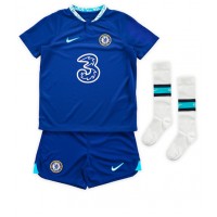 Chelsea Wesley Fofana #33 Fußballbekleidung Heimtrikot Kinder 2022-23 Kurzarm (+ kurze hosen)